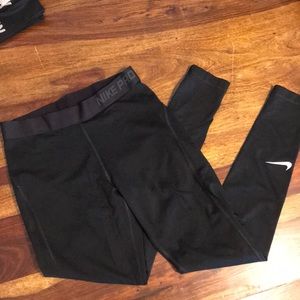 Nike fleece lined leggings